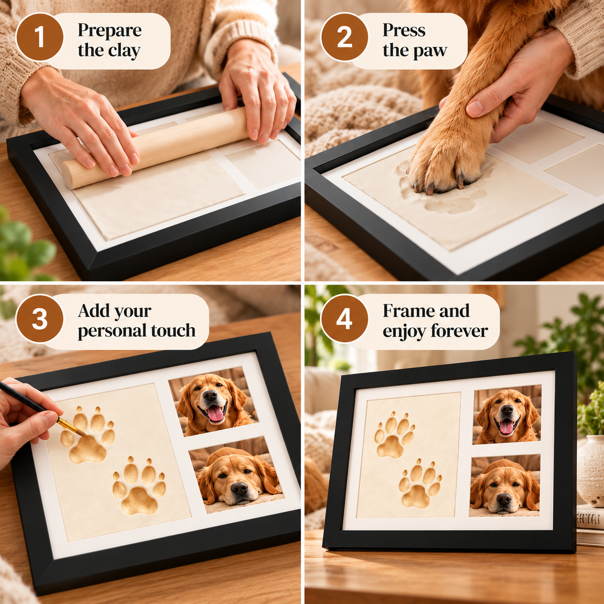 ForeverPaw™ Paw & Nose Print Keepsake Kit