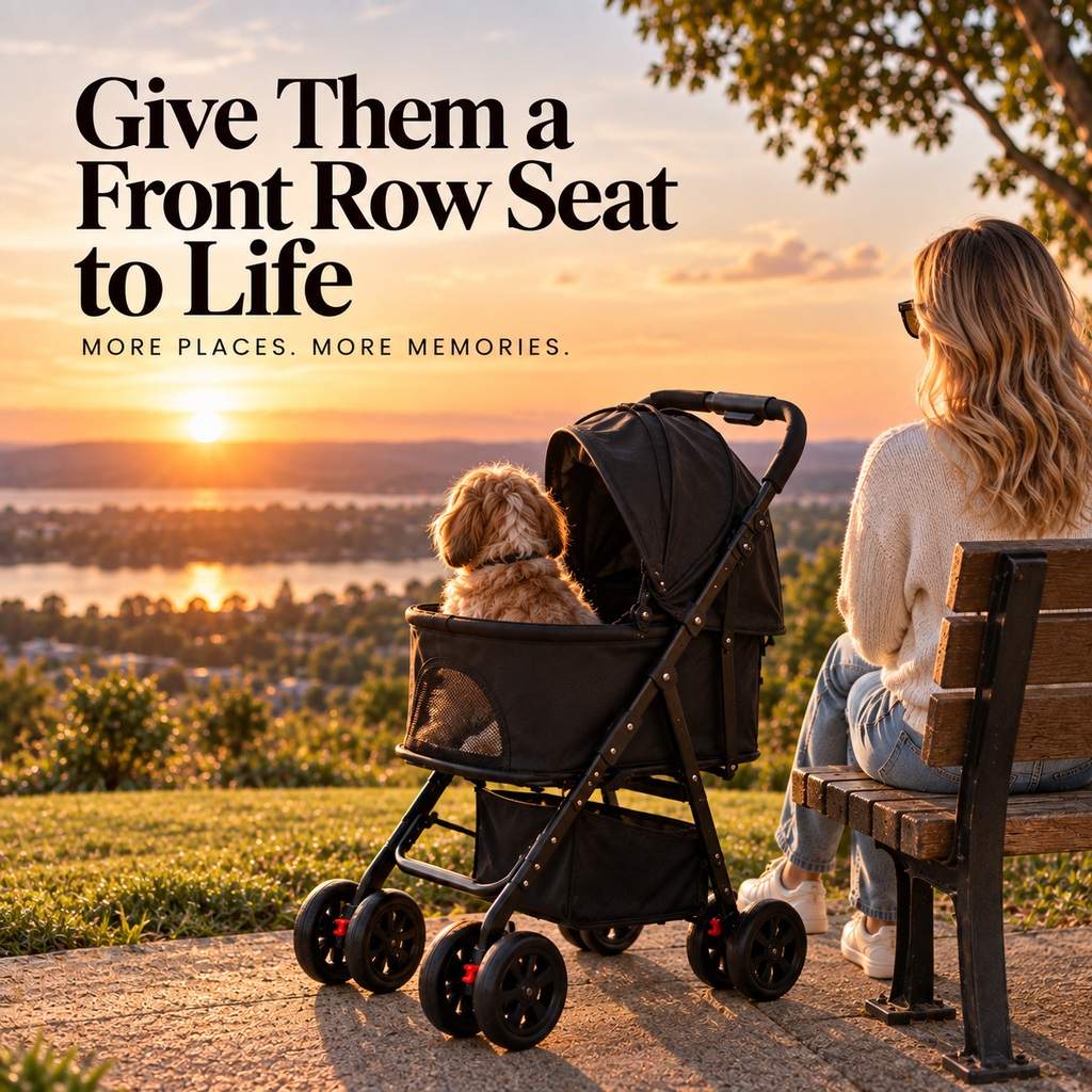 AdventureMate™ Foldable Dog Pram – foldable 3-in-1 dog pram for small dogs up to 20 kg, photo 7 of 9