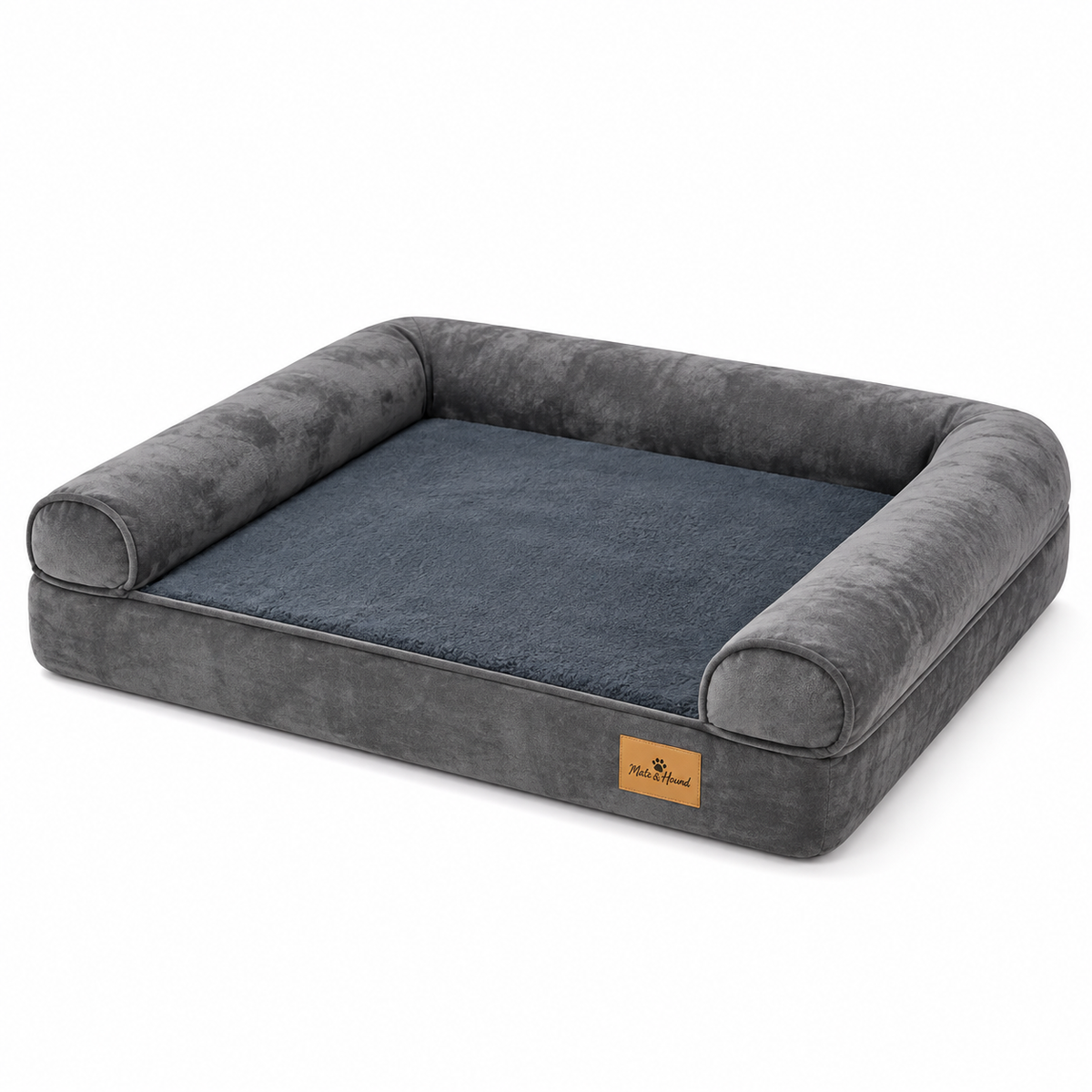 CloudRest™ Orthopedic Dog Bed – plush memory foam dog bed with raised sofa-style sides, photo 9 of 9